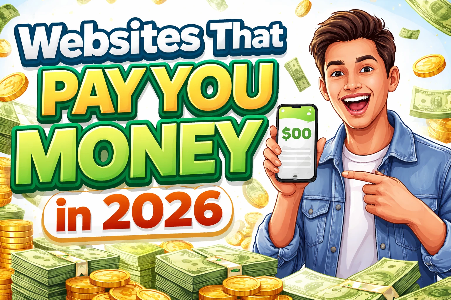 Websites That Pay You Money in 2026: 15 Legitimate Platforms to Earn Real Cash Online