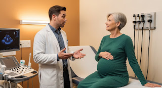 Larissa, a 66-year-old woman, finally sought medical attention after the pain in her abdomen grew too intense to ignore.