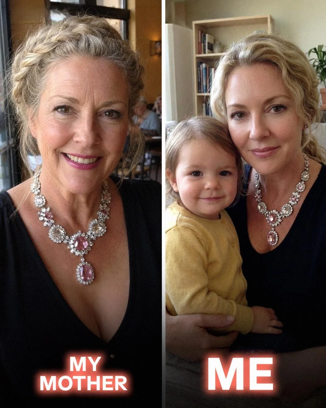 Desperate Mom Tries Selling Her Late Mothers Necklace for Surgery Until the Pawnshop Owner Looks at the Back and Starts Crying