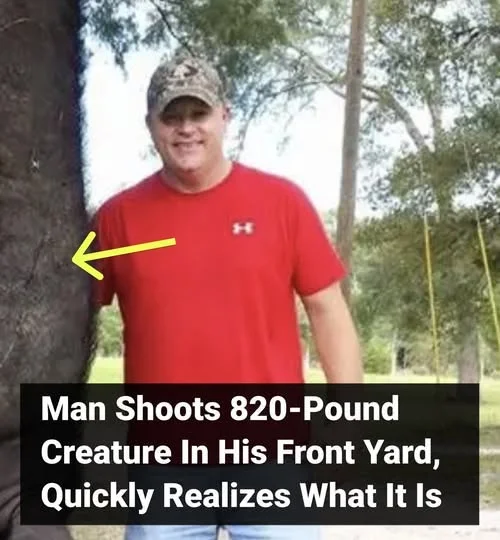 Man Shoots 820-Pound Creature In His Front Yard, Quickly Realizes What It Is