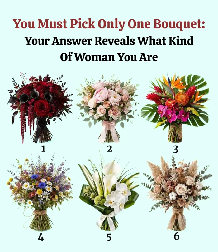 Pick Just One Bouquet…